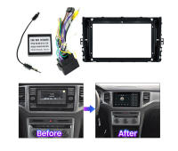 Marco De Radio Multimedia MEKEDE Para Volkswagen VW T-Cross MQB Tiguan Atlas Carabelle T6.1 Passat 2019-2020 Accesorio De Coche - details 3