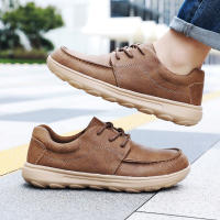 Zapatos De Cuero Para Hombre Casual Ligeros Y Comodos Zapatillas De Diario Loafers Para Uso Diario En La Oficina Y Carrera - details 12