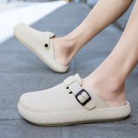Zapatillas De Hombre EVA Ligera Y Transpirable Zapatillas De Playa Impermeables Y Antigolpes Para Exterior Clogs Pareja Sandalias Casuales Para Jardín - details 5