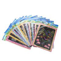 Papel De Arte Con Pincel Mágico Para Niños Juguetes De Dibujo Regalo De Cumpleaños Y Navidad Para Niños Y Niñas - details 10