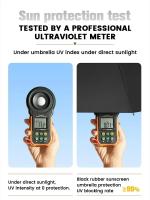 Paraguas Plegable Automático De 12 Rayones Negro Resistente Al UV Con Cuerda Fuerte Y Duradera Tres Plegables Para Protección Contra El Sol Y Lluvia - details 7