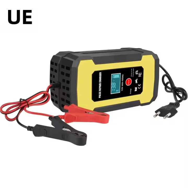 Cargador De Batería Para Coche Inteligente Pulso LCD 12V 6A Recurso Para Auto Motos Ciclo GEL Lead-Acid Reparación Automática - 1