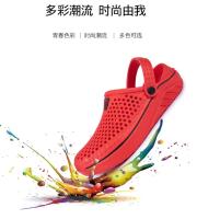 Zapatillas De Taconete Bajo Para Hombre Sandalias De Cierre Inyectado EVA Zapatos De Jardín Y Playa Para Verano Couplet - details 3