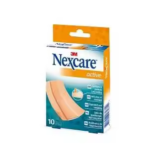 Nexcare Active Banda Tiritas Resistentes Al Agua Sin Látex - Protección para Heridas - 1