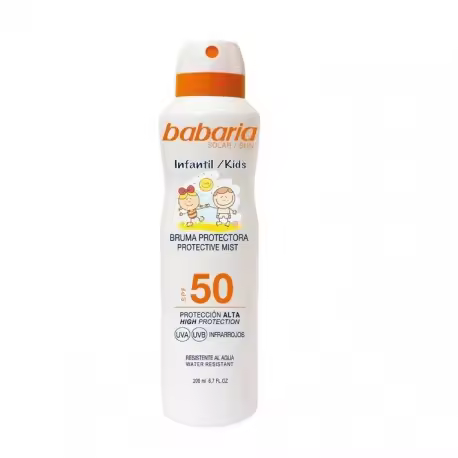 BABARIA BRUMA PROTECTORA SOLAR SPF 50 INFANTIL 200ML - 1