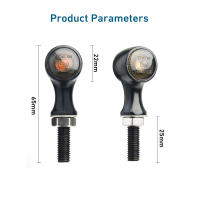Luz De Señalización Dinámica LED Para Motocicleta 3 En 1 Faro Dirección Frontal Y Indicador Trasero Freno De Parada De Conducción - details 2