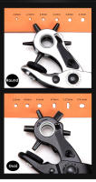 Kit De Prensa Para Agujeros En Cinturones De Cuero WUTA Con Herramienta Para Ojos Y Correas De Reloj DIY Para Cinturones De Cuero Mallas Collares De Perro - details 1