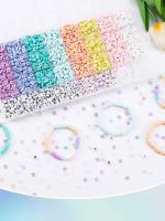Kit De Hacer Pulseras Con Cuentas De Arcilla Polimérica 3860pcs En 8 Colores Pastel Para Niñas Y Adultos Para Joyería DIY Amistad Pulseras - details 3