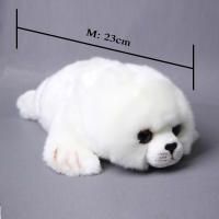 Peluche De Seal Suave Y Bonito Juguete De Mundo Marino Lobo Marino Relleno De Algodón PP Regalo De Cumpleaños Para Niñas Y Niños Con Ojos Grandes - details 7