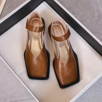 Nuevas Zapatos De Mujer 2023 Primavera Tacón Bajo Cuadrado Moda Hermosa Mocasín Profundo Cuatro Colores Opcionales Talla 35-40 - details 12
