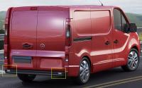 Lámparas De Parachoques Trasero LED 2x ANGRONG Reflector Rojo Con Lente Clara Para Renault Master Trafic Luz De Freno Stop - details 3