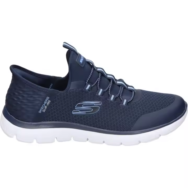 SKECHERS | Deportivas Skechers Slip-ins Summits para Mujer – Zapatilla en Color Azul Marino – Sneakers Sin Cierre – Slip Ins – Fácil de Poner y Quitar Sin Manos – Memory Foam – Modelo 303919L-NVY - 1