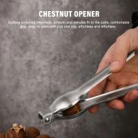 Aguja De Maní De Acero Inoxidable Con Clip Rápido Abremanos Para Cocina Herramienta De Desgranadora De Nueces 2 En 1 - details 2