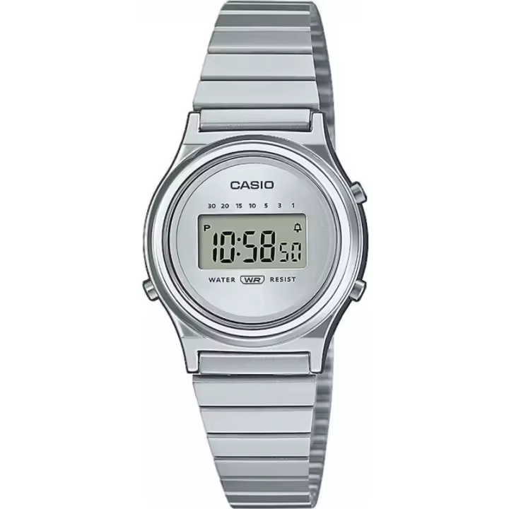 Reloj Casio Digital Mujer Esfera Gris La700we-7aef - 1