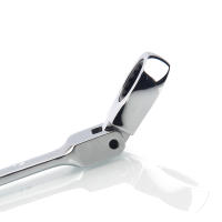 Llave De Destornillador De 72 Dientes Con Cabeza Flexible Y Acabado En Espejo Herramienta Manual De Crámer Vanadio Acero Multifuncional Antideslizante - details 1