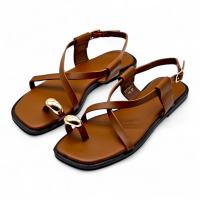 Calzados soraia, Sandalias Planas de Mujer con anillo dorado y Detalles Metálicos, Estilo Minimalista con Tira Dedo, Diseño Elegante para Verano, Perfectas para Playa, Paseos o Eventos Casuales ✅ Entrega 24/72h a España (península) Playa Metal Playa Playa - details 13