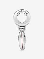 Pandora - Charm Colgante de Corazón with texto "Mamá" - Plata de Ley - details 2