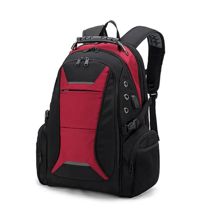 Mochila de computadora portátil para hombres, mochila de computadora de viaje grande, con Puerto de carga usb, adecuada para viajes de negocios, adecuada para computadoras portátiles de 17 pulgadas, 40 litros, antirrobo, impermeable - 1