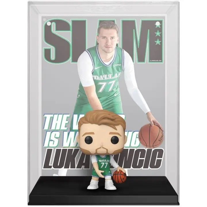 Funko Pop! NBA Cover: Slam - Luka Doncic - Figura de Vinilo Coleccionable - Idea de Regalo- Mercancia Oficial - Juguetes para Niños y Adultos - Muñeco para Coleccionistas y Exposición - 1