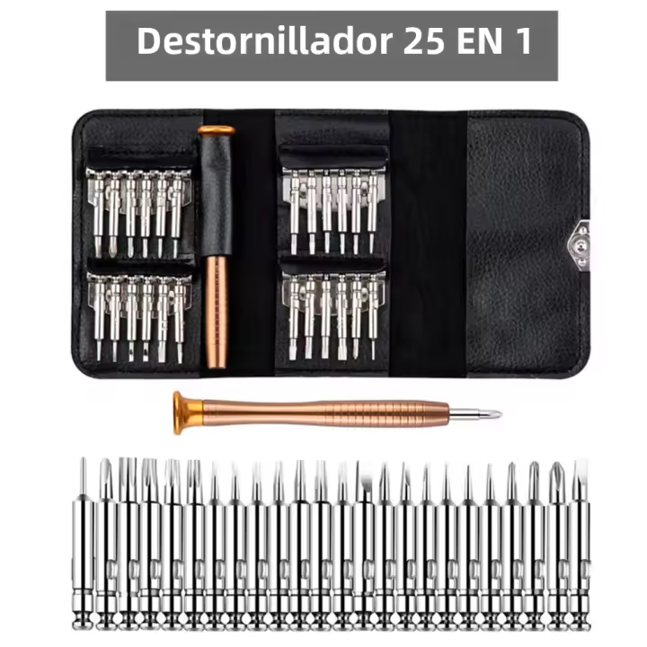 Juego De Destornilladores De Precisión 115/122/160 in 1 Kit De Reparación De Computadoras Con Mini Llave Y Remover De Tornillos Para Tabletas Teléfonos Móviles Y Relojes - 1