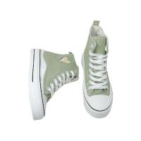 Eva Zorteon- Zapatillas Deportivas Abotinada de Lona para Mujer - Estilo Bamba con Material Textil y Cierre de Cordones - details 23