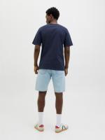 [Talla XXL] Jack & Jones Hombre Camiseta de Algodón Mod JJJAXON TEE CNECK  Color Sky Captian Moda Casual Informal Primavera Verano Ref 269390 - details 4