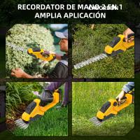 Podadora De Bricolaje Eléctrica Sin Cable Para Jardín Herramientas De Corta Hierba Compatible Con Batería Dewalt 20V (No Incluye Batería) - details 4