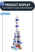ToylinX 1099PCS Bloques De Construcción Espacial Exploración Rocket Juguete Coleccionable Para Adultos Regalos Festivos Navidad Halloween Pascua - details 4