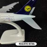 Replica De Avión De Metal a Escala 1:250 Lufthansa A380 Modelo Aviación Miniatura Decoración Para Sala De Arte Juguete Antiestrés Para Niños - details 4