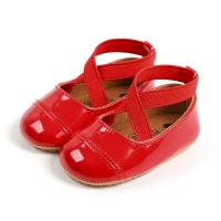 Zapatos Casuales Para Bebés Niñas Primavera Antideslizantes Suaves PU Cuero Planos Zapatos De Cuna Para Niñas Cierre SLIP-ON - details 4