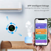 Sensor De Temperatura Y Humedad WiFi Tuya Con Pantalla LCD Y Luz De Iluminación Smart Indoor Compatible Con Google Home Alexa - details 4