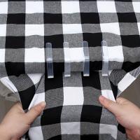 10pcs Clip De Tela Transparente Antideslizante Para Mesa Dispositivo De Fijación De Borde Plástico Utensilio Doméstico - details 3