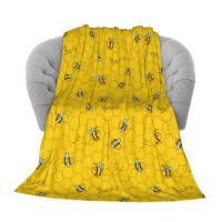 Manta Suave Y Cálida De Terciopelo En Rosa Con Diseño De Animales Adorables Como Koala Cerdo Panda Pug Para Sofá Cama Oficina Uso En Todas Las Estaciones - details 23