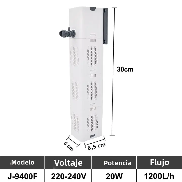 Bomba De Oxygenación Silenciosa Para Acuario Interior Submersible Aerator De Agua Con Generador De Ondas 220V Para Tanque De Peces - 1