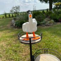 Pequeño Pato Creativo Y Divertido Estatua De Resina Para El Hogar Y Escritorio Adorno De Jardín Decoración Regalo Figura Animal Sin Personalización - details 1