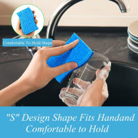 12Pcs Esponja De Limpieza Multifuncional Ultra Absorbente Doble Cara Duradera Herramienta De Limpieza Para El Hogar Y La Cocina - details 5