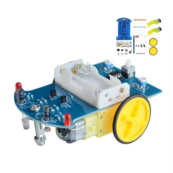 Kit DIY Inteligente De Rastreo De Línea D2-1 Con Motor TT Kit Electrónico Inteligente Para Automóviles Piezas De Automóvil - 1
