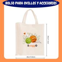 SusggO - 73 Piezas Juego de Ganchillo Completo con accesorios para Principiantes, Crochet Amigurumi – Kit Crochet con Ovillos 60% Algodon 40% Acrilico, Agujas Crochet Accesorios y Bolsa Transporte - DIY para iniciacion - details 3