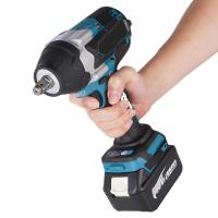 Llave de impacto eléctrica de 1800 N.M, torque de 1500 W, llave de impacto inalámbrica con batería, llave de impacto de 1/2" para reparación de automóviles, 0-7200 RPM para batería Makita de 18 V - details 3