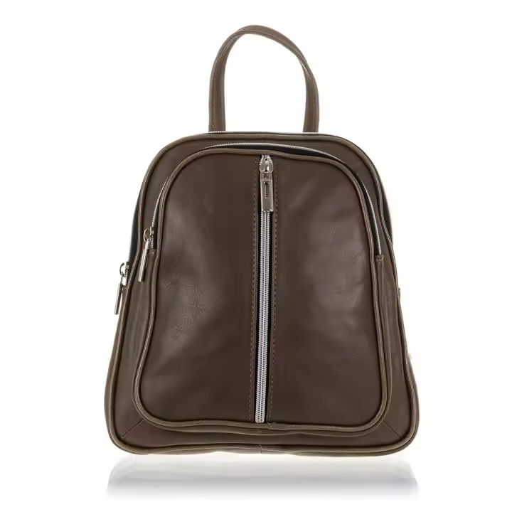 Firenze Artegiani. Marciana Bolso mochila Mujer.Piel auténtica Dollaro  . Made in Italy. Vera Pelle Italiana. - 1