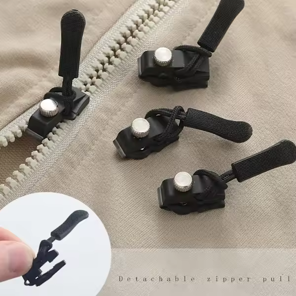 Kit de reparación de cremallera de 10 paquetes Universal Instant Fix Zipper Replacement Bad Buckle Herramienta de costura DIY S - 1