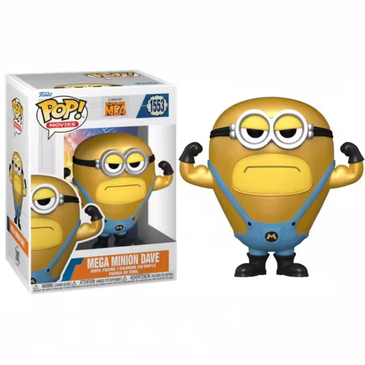 Funko Pop! Movies Gru 4: Mi Villano Favorito, Mega Minion Dave 1553 - 1