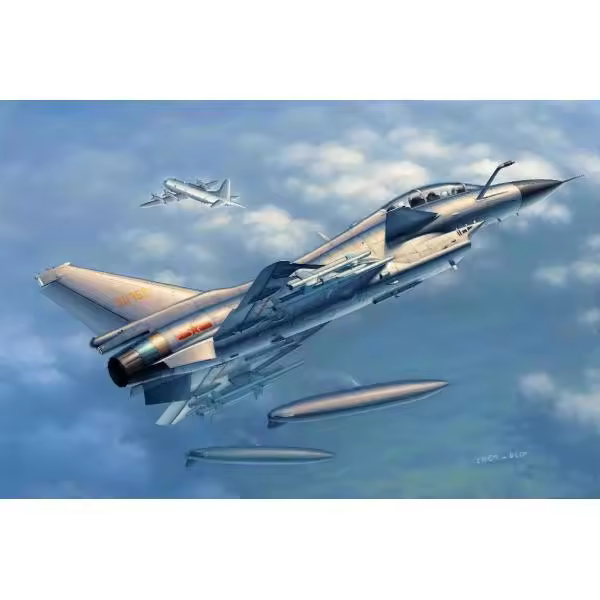 TROMPETER 02842 PLAAF J-10S VIGOROUS DRAGON 1/48 - 1