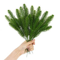 Planta Artificial De Pino Con Hojas Y Conos De 80cm 5 Ramas Colgante Para Decoración De Navidad Y Hogar Material Plástico - details 9