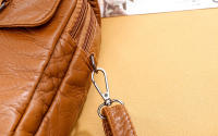 Bolso De Hombro De Cuero PU Con Borla Moda Para Mujer Bolsa Bandolera Casual Con Bolsillo Para Teléfono Móvil - details 25