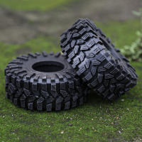 RS 4PCS Neumáticos De Goma Para RC Crawler 1:10 TRX4 Axial SCX10 II 90046 Gen8 Redcat 118*45mm 1.9" Mud Grappler Rojos - details 13