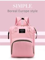 Nueva Bolsa De Hombro De Lona En Colores Para Mujer Bolsa De Bebé Para Viajes Bolsa De Agua Para Bebé Y Taza De Diaper Estilo Mochila - details 3