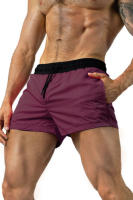 Shorts Deportivos Tejidos Para Hombres Camuflaje Transpirables Ligeros Secado Rápido Talla Europea Y Americana Tres Puntos - details 8