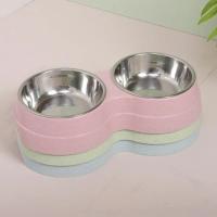 Tazas De Alimentos Y Agua Para Mascotas Doble Acero Inoxidable Alimento Y Agua Para Perros Gatos Pupusas Accesorios Pequeños Para Perros - details 19