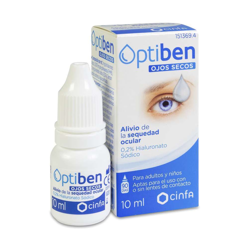 OPTIBEN OJOS SECOS GOTAS SEQUEDAD OCULAR 10 ML